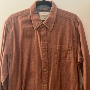 Weatherproof brushed flannel long sleeve shirt
